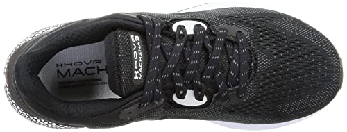 Under Armour Womens HOVR Machina 3 Synthetic Textile Black White Trainers 7 US