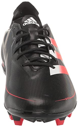 adidas Gamemode Syn Firm Ground Soccer Shoe, Black/White/Black, 11 US Unisex Little Kid