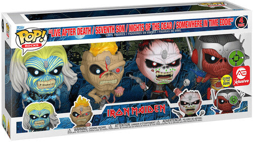 Funko Pop! Rocks: - Iron Maiden - Eddie 4pk (glow In The Dark Box Set( - Collectibles