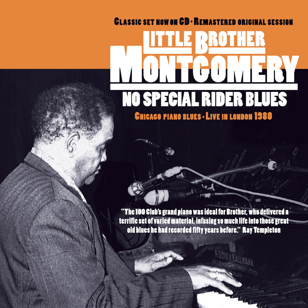 Little Brother Montgomery - No Special Rider Blues Music CD