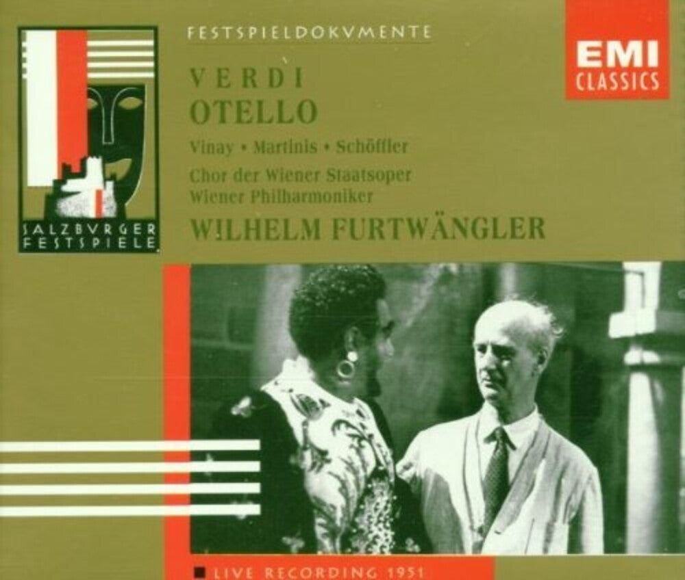 Verdi / Furtwangler / Vinay / Martinis - Otello-Comp Opera Music CD