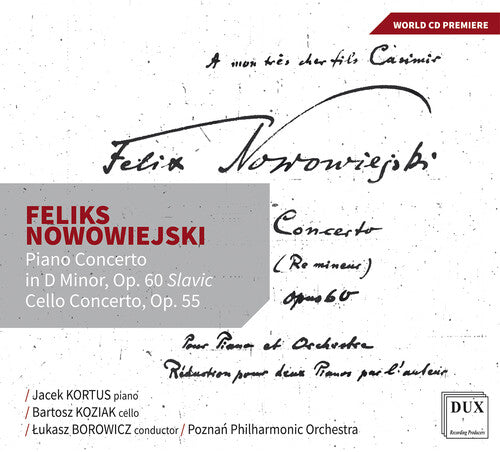 Nowowiejski / Kortus / Koziak - Piano Concerto In D Minor - Music CD