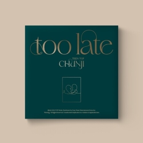 Chunji ( Teen Top ) - Too Late - Music CD