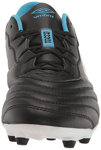 Umbro Men's Tocco 3 Premier FG Soccer Cleat, Black/White/Blue, 11
