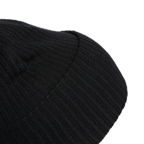 adidas Women's 4 Inch Cuff Fold Beanie, Black/White F22, One Size