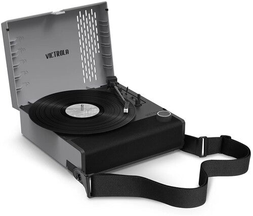 Victrola Re-Spin Go Portable Turntable Record Player Gray (VSC750SBSLG) - Turntable