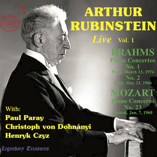 Brahms / Chopin / Mozart - Arthur Rubinstein Live, Vol. 1 - Music CD