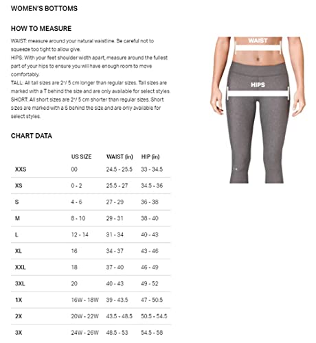Under Armour Womens Motion Leggings , Black (003)/Jet Gray , Medium
