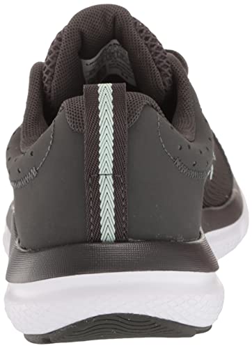 Under Armour Women's Charged Assert 10 Running Shoe, (103) Jet Gray/Jet Gray/Aqua Foam, 9