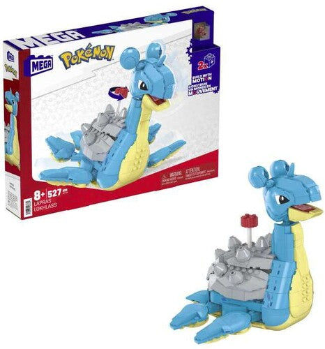 Mega Bloks Pokemon - Pokemon Build With Motion Lapras Building Toy Set - Collectibles