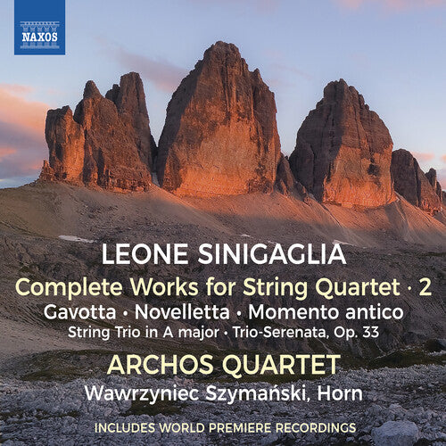 Sinigaglia / Jeska / Kostadinov - V2: Works For String Quartet - Music CD