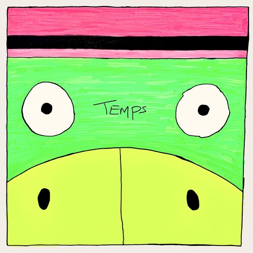 Temps - Party Gator Purgatory - Fluorescent Pink & Green - Vinyl Record