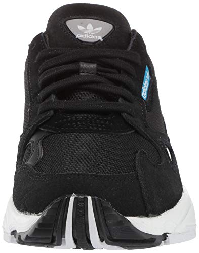 adidas Originals Women's Falcon Running Shoe, Black/Black/Shock Pink, 7 M US