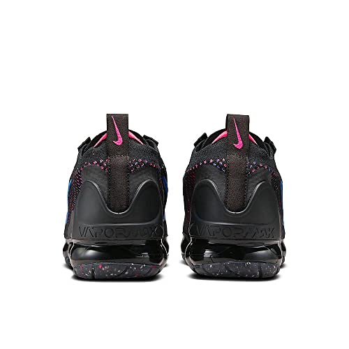 Nike Women's Air Vapormax 2021 FK Sneakers, Black/Hyper Pink-Racer Blue, 10.5 M US