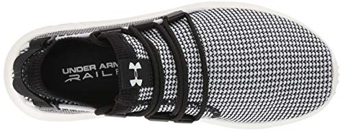 Under Armour Women's RailFit TXT Sneaker, Black/Elemental, 10
