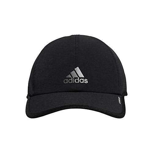 adidas Women's Superlite 2 Relaxed Adjustable Performance Cap, Black/White, One Size