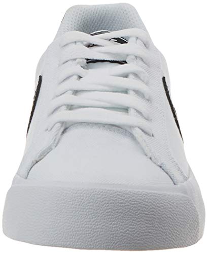 Nike Women's Low-Top Sneakers, White Black, 8