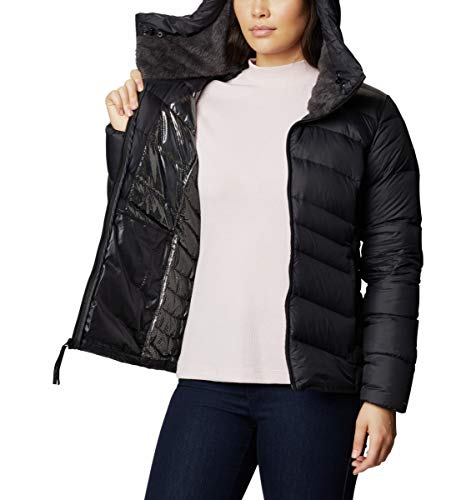 Columbia Women's Autumn Park Down Hooded Jacket, Black, Large
