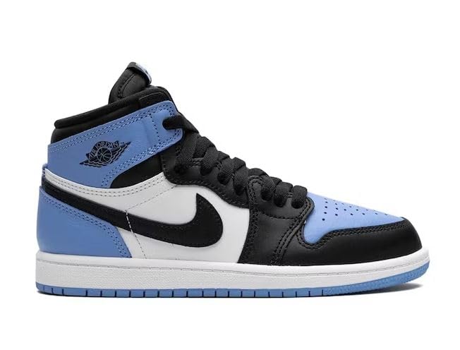 Nike Air Jordan 1 Retro High OG UNC Toe 2023 PS University Blue/Black/White Preschool Little Kid, 3 Little Kid