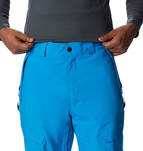 Columbia Men's Powder Stash Pant, Compass Blue, Small x Short