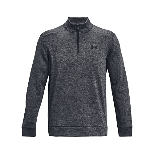 Under Armour Mens ArmourFleece 1/4 Zip , (012) Pitch Gray / / Black , Large