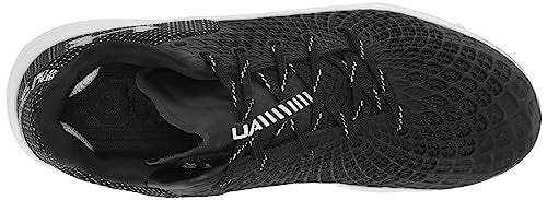 Under Armour Women's Glyde 2.0 MT Softball Shoe, (001) Black/Black/Metallic Silver, 5.5