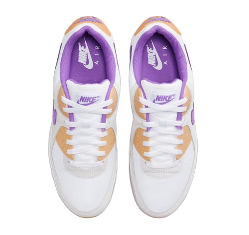 Nike Air Max 90 Men's Shoes Size - 12 White/Action Grape-phantom