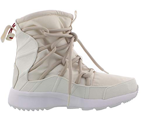 Nike Women's Tanjun High Rise High Top Sneaker Boots (8, Phantom/Gym RED-Desert SA)