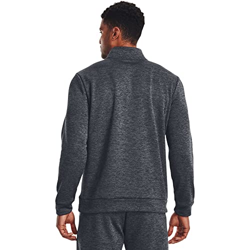 Under Armour Mens ArmourFleece 1/4 Zip , (012) Pitch Gray / / Black , Large