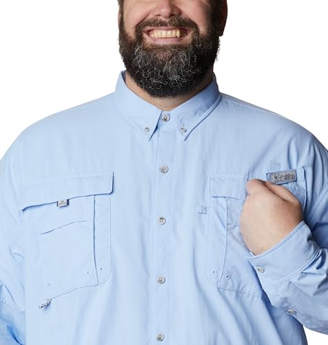Columbia Men’s PFG Bahama™ II Long Sleeve Shirt, Sail, XL
