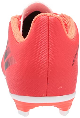 adidas X Speedflow.4 Flexible Ground Soccer Shoe, Red/Black/Solar Red, 4.5 US Unisex Big Kid