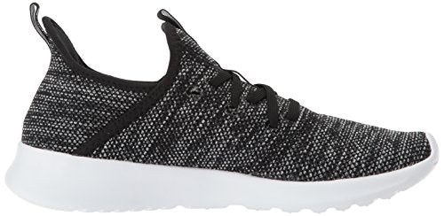 adidas Women's Cloudfoam Pure 2.0 Running Shoe, Black/Black/White, 5