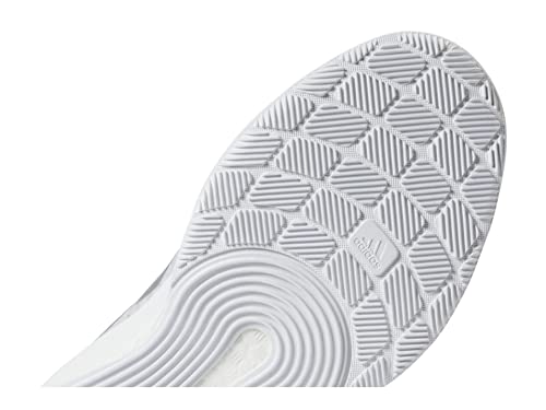adidas Women's Crazyflight Volleyball Shoe, White/Silver Metallic/Grey, 10