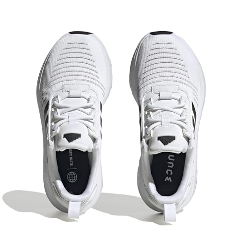 adidas Swift Run23 Sneaker, White/Core Black/Grey, 7 US Unisex Big Kid