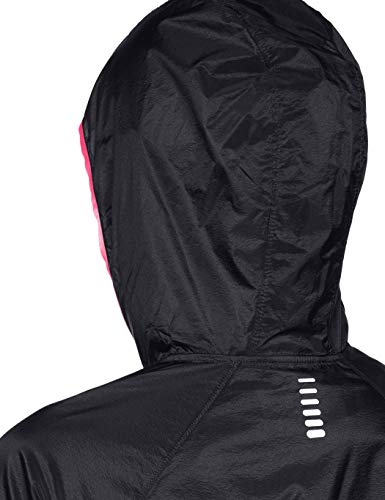 Under Armour Women's Qualifier Storm Packable Jacket , Black (003)/Reflective , Small