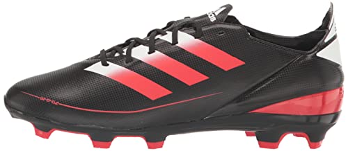 adidas Gamemode Syn Firm Ground Soccer Shoe, Black/White/Black, 11 US Unisex Little Kid