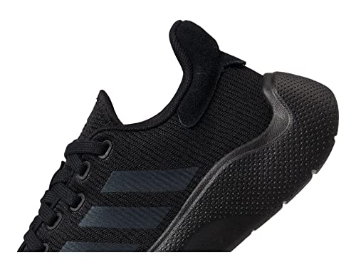 adidas Women's Puremotion 2.0 Sneaker, Black/Black Blue Metallic/Carbon, 9