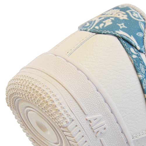 Nike Womens WMNS Air Force 1 Low DH4406 100 Paisley - Worn Blue - Size 7.5W