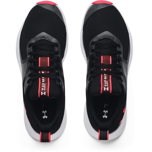 Under Armour womens Ua Charged Aurora Cross Trainer, Black/White, 7.5 US
