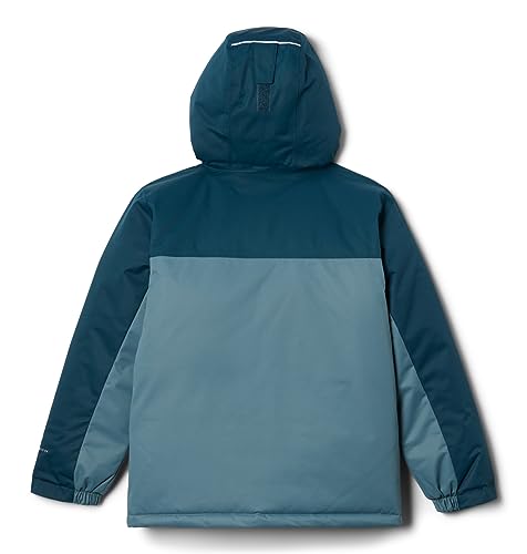 Columbia Boy's Hikebound™ Insulated Jacket (Little Kids/Big Kids) Metal/Night Wave 2XS (4-5 Little Kids)