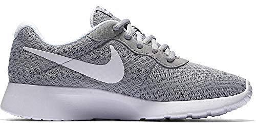 NIKE Women's Tanjun Wolf Grey/White Size 6 B(M) US