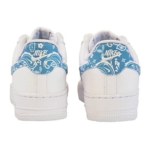 Nike Womens WMNS Air Force 1 Low DH4406 100 Paisley - Worn Blue - Size 7.5W