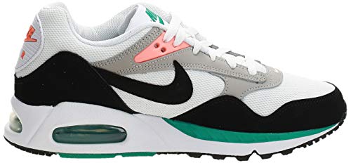Nike Women's Air Max Correlate Sneaker, White/Black-new Green, 8