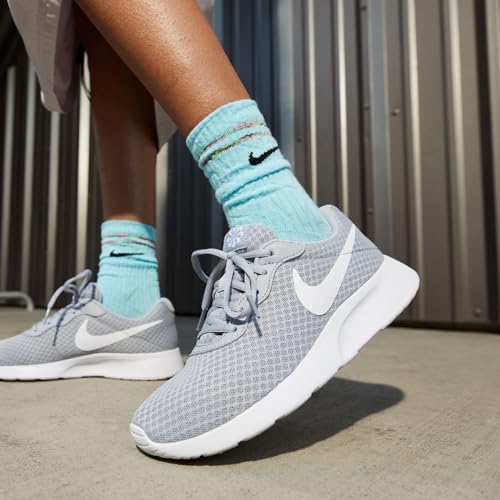 NIKE Women's Sneaker, Wolf Grey White Barely Volt Bl, 9