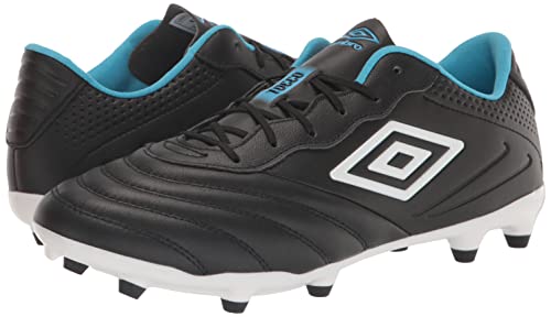 Umbro Men's Tocco 3 Premier FG Soccer Cleat, Black/White/Blue, 11