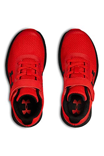 Under Armour Pre School Surge RN Alternate Closure Sneaker, Red (600)/Black, 11 US Unisex Little Kid