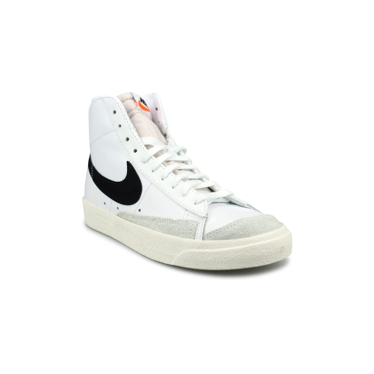 NIKE Women's Basketball Shoe, White/Black, 12.5