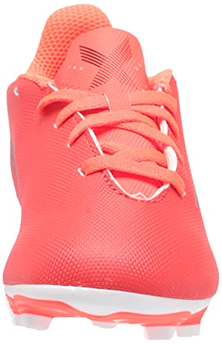 adidas X Speedflow.4 Flexible Ground Soccer Shoe, Red/Black/Solar Red, 4.5 US Unisex Big Kid