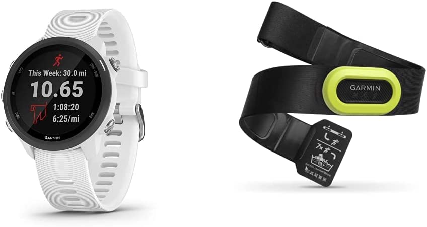 Garmin 010-02120-20 Forerunner 245 Music, GPS Running Smartwatch with Music and Advanced Dynamics, Black