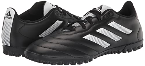 adidas Unisex Goletto VIII Turf Soccer Shoe, Core Black/White/Red, 9.5 US Men